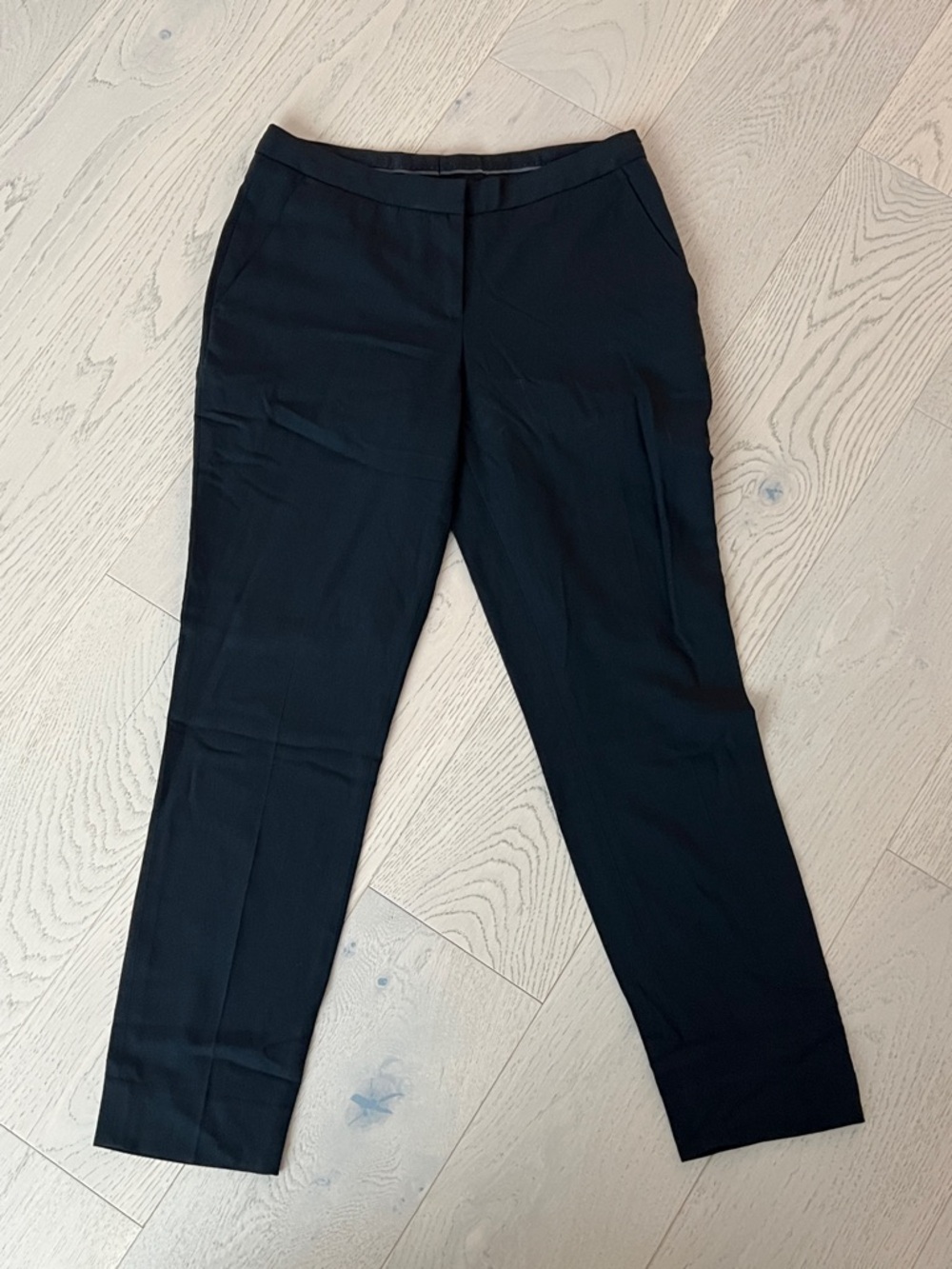 AllSaints Black Slim Tailored Trousers